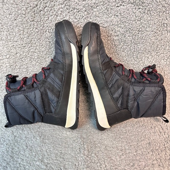 Sorel Insulted Ankle Boots Girls Kids size 3 Black Hiking Trail Outdoor Shoes - Picture 8 of 11